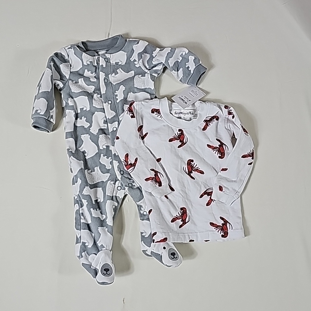 Carter's just one baby onesie. Size 3M & thingamajigiest4kids t-shirt